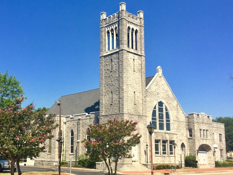 Ebenezer Baptist Church, a Virginia historical site.