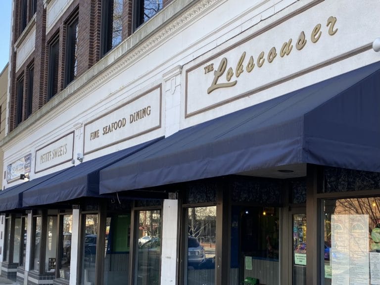 A view of the entrance to Lobscouser in Portsmouth, Virginia A view of the entrance to Lobscouser in Portsmouth, Virginia