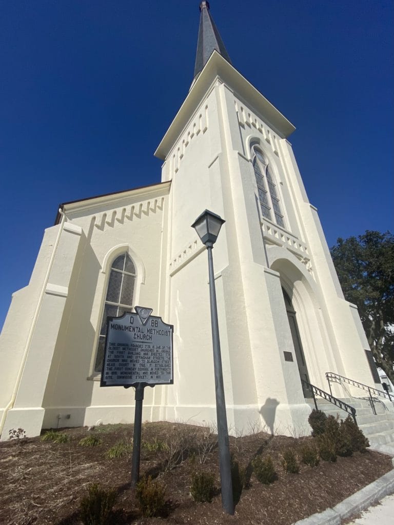 Monumental Methodist Church, a Virginia historical site