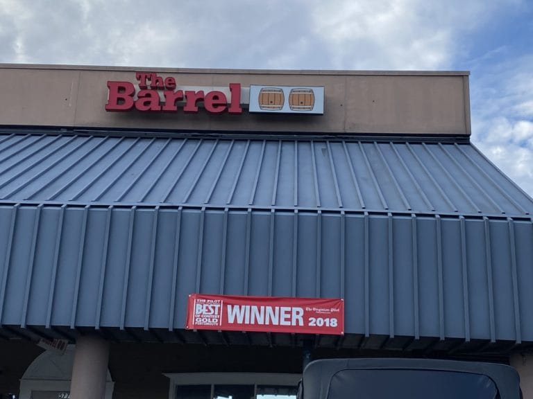 Street view of entrance of The Barrel in Portsmouth, Virginia Street view of entrance of The Barrel in Portsmouth, Virginia