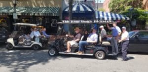 Olde Towne Shuttle Carts on High Street
