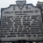 State Historic Marker for Benedict Arnold