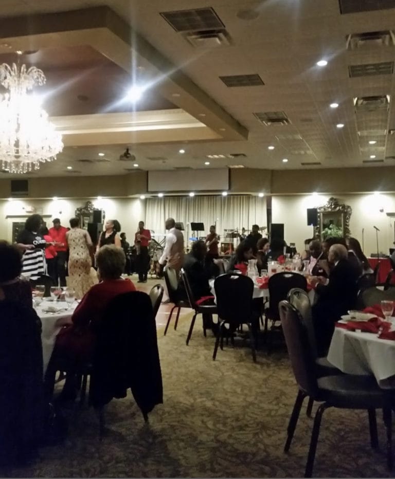 Formal event at The DryDock Club in Portsmouth, Virginia.
