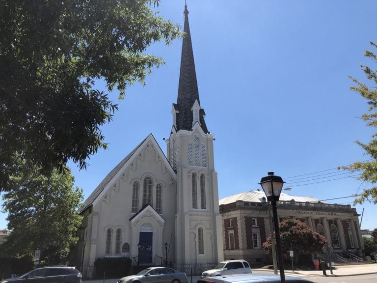 First Presbyterian Church in Portsmouth, a Virginia historical site