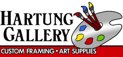 The logo for Hartung Gallery in Portsmouth, Virginia