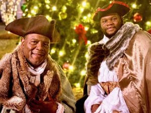 Living History actors James Lafayette and Billy Flora