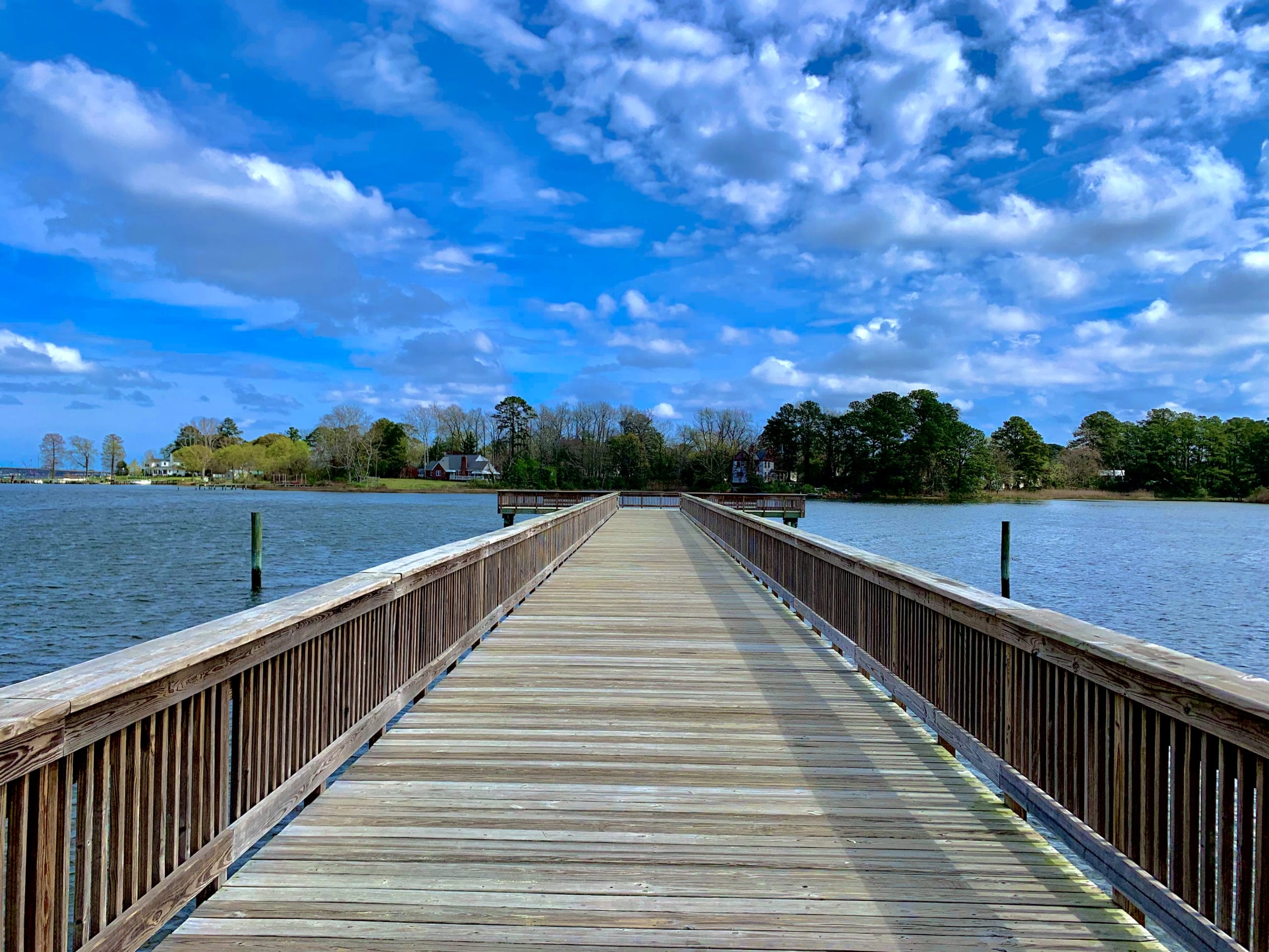 Wooden Pier into Baines Creek