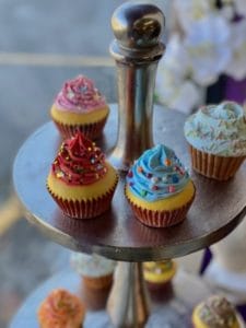 cupcake display at Silver Spoon Bakery