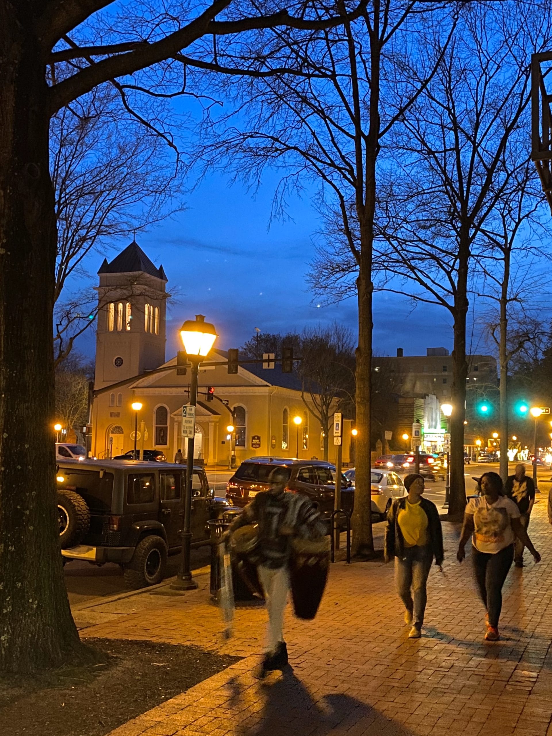 Strollers on High Street 
