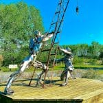 Scrap Metal sculpture at Paradise Creek Park in Portsmouth Virginia