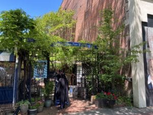 Outdoor Dining on the Garden Patio at the Bier Garden