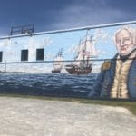 Commodore James Baron Mural by Sam Welty