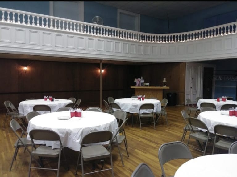 Inside view of Knights of Columbus Hall in Portsmouth, Virginia