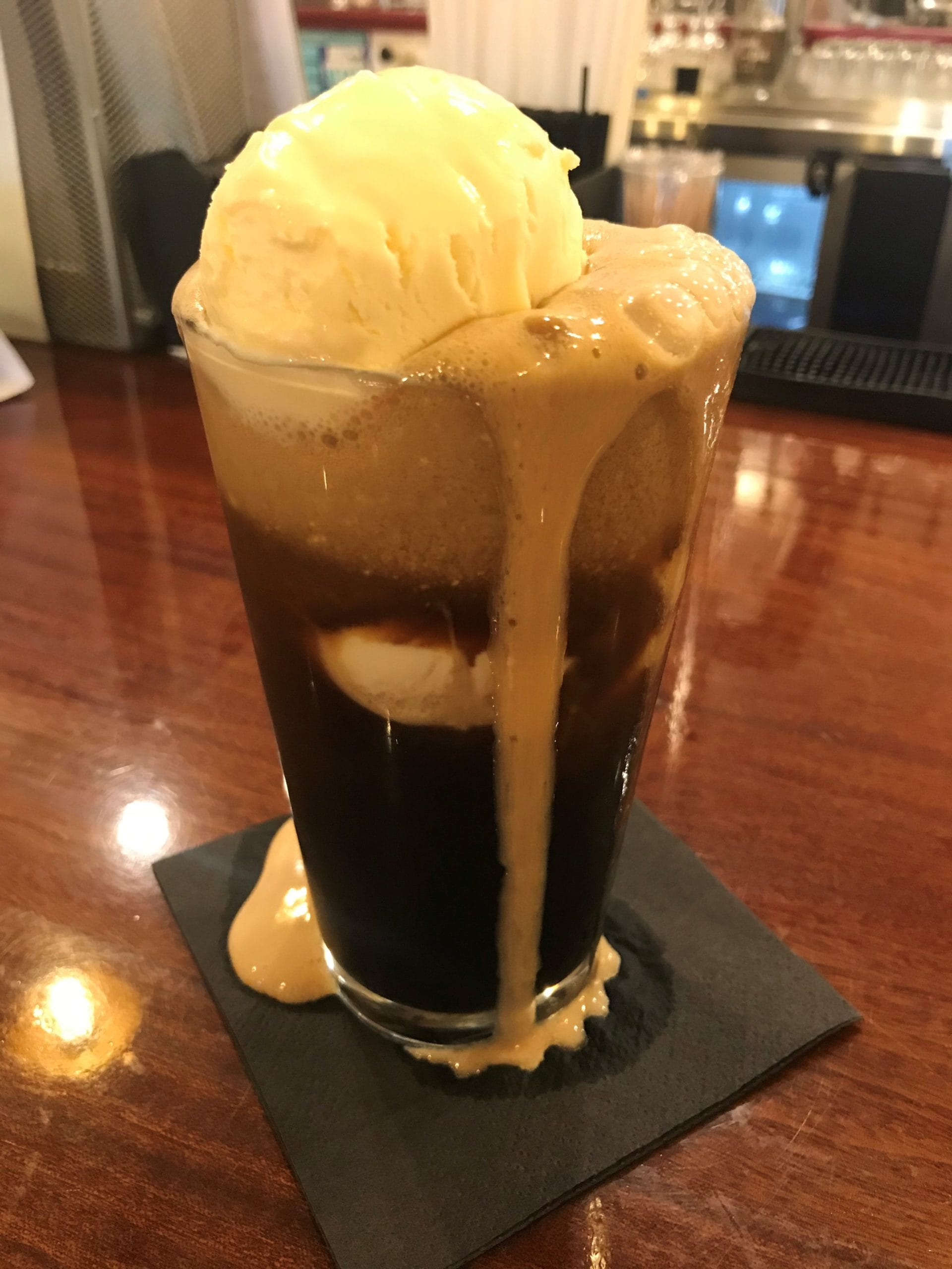 Porter Beer Ice Cream Float