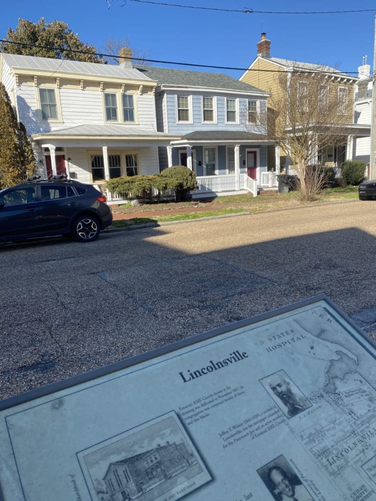 Plaque about the history of Lincolnsville Plaque about the history of Lincolnsville