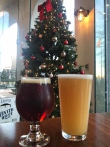 Legends Beer and Christmas Tree