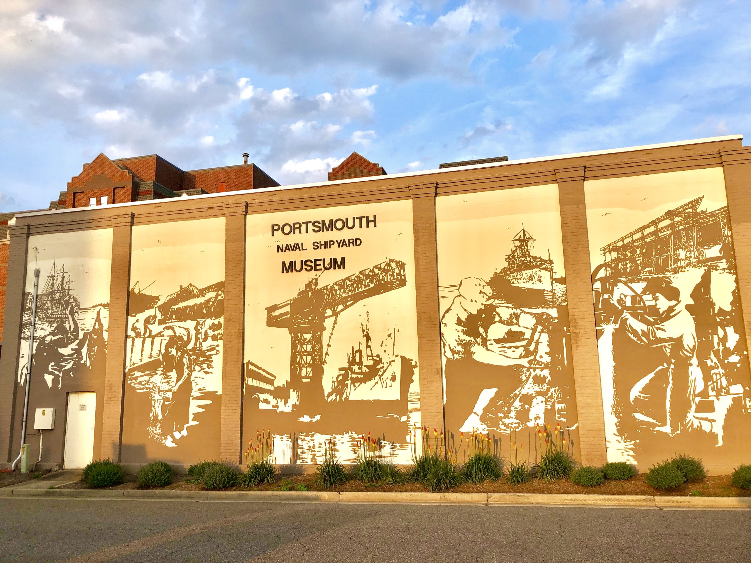 Naval Shipyard Mural by Sam W