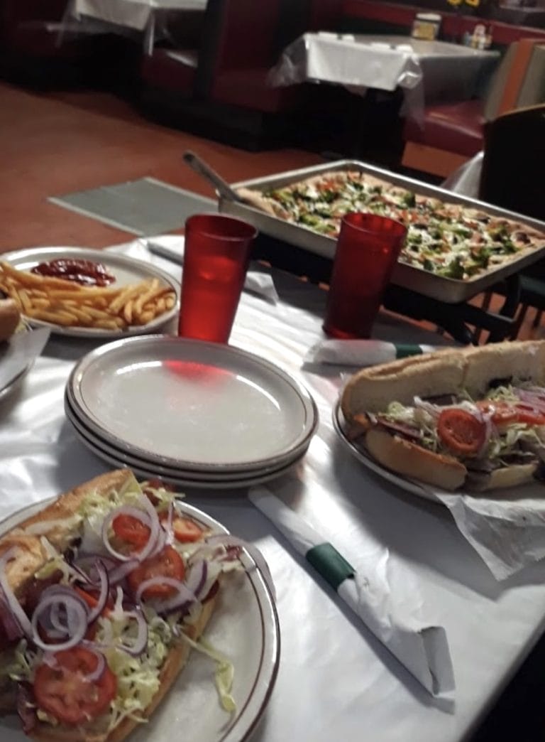 Italian subs and pizza served at Paradise Pizzeria in Portsmouth, Virginia