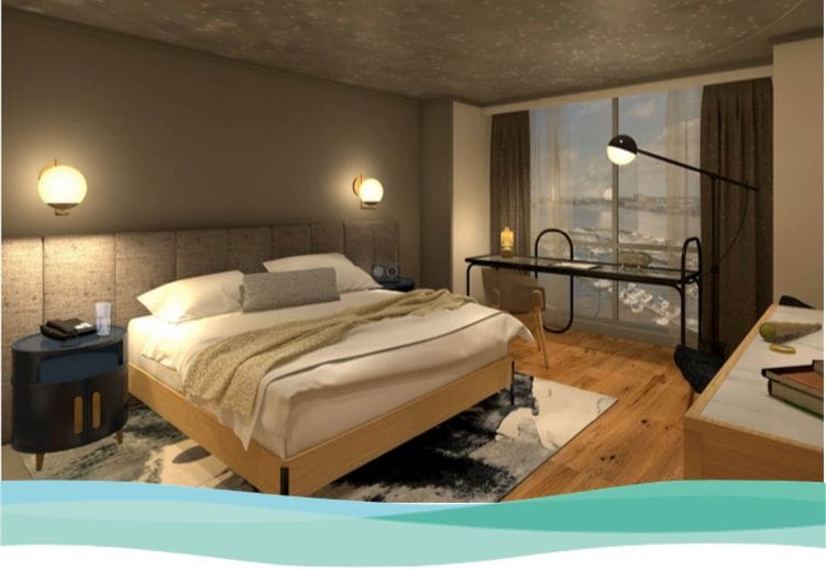 Renaissance Hotel Sleeping Room