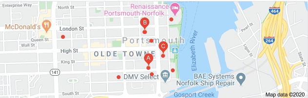 Olde Towne Parking Map
