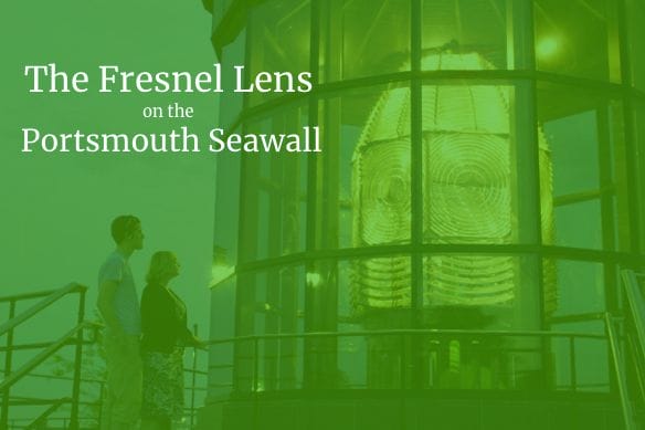 Couple looking at Fresnel Lens