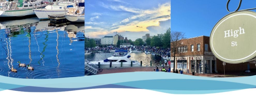 Ducks, Boats, and High Street Sign