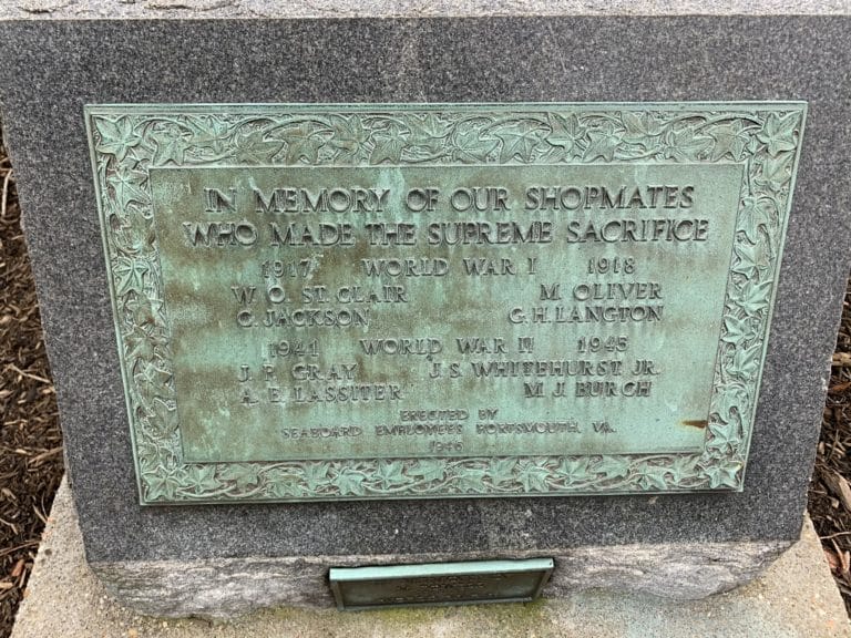 Shopmates Memorial in Portsmouth, Virginia