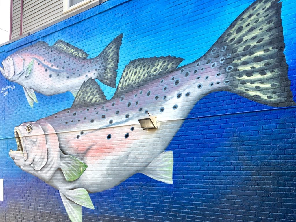 Speckled Trout Mural by Sam Welty 