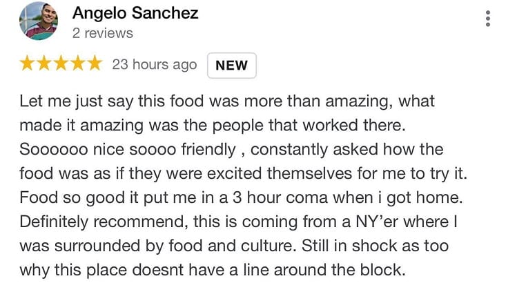 A 5-Star Review for M Rae's Chicken and Seafood A 5-Star Review for M Rae's Chicken and Seafood