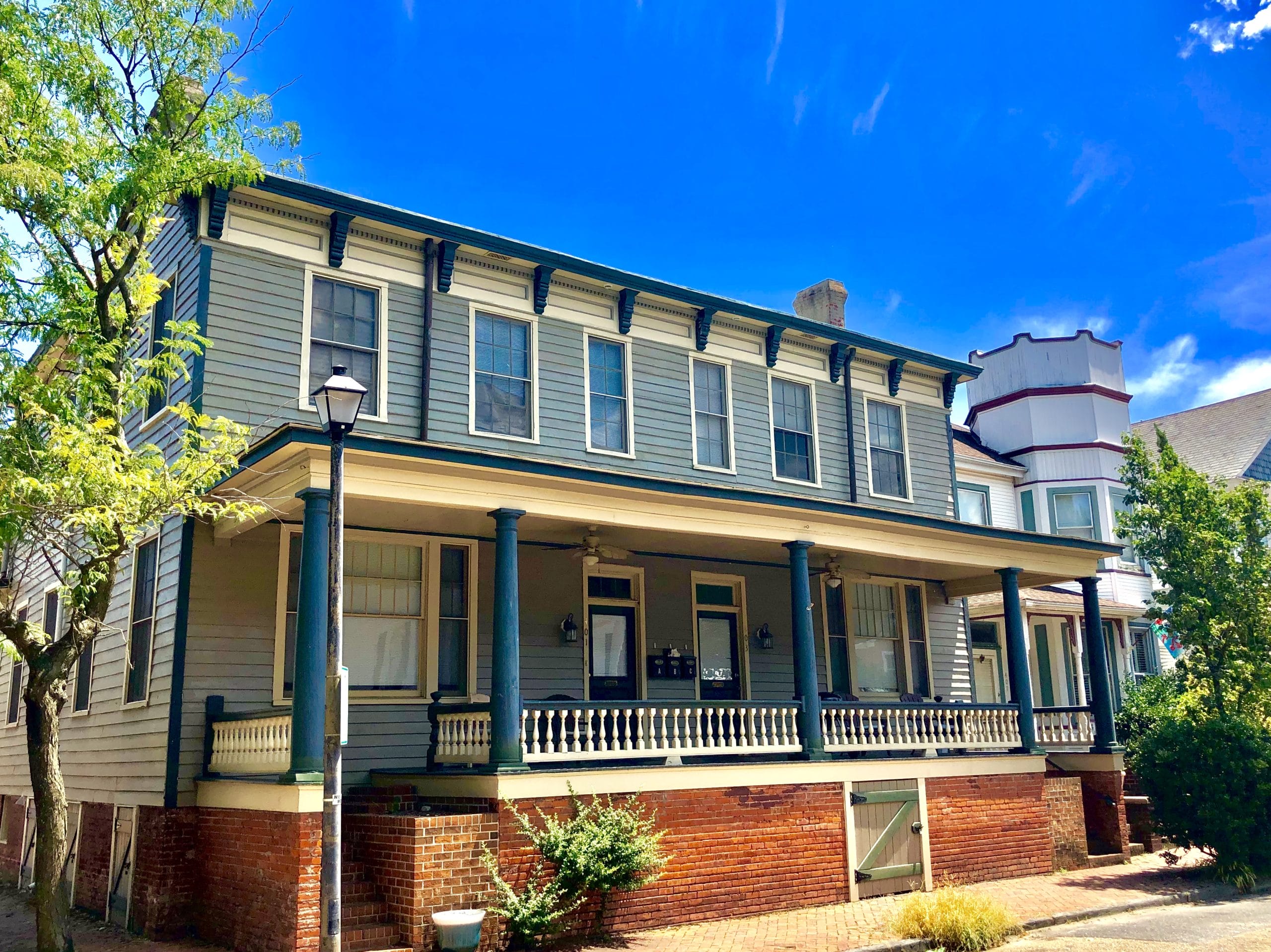 Row house on Dinwiddie Street in Olde Towne Portsmouth