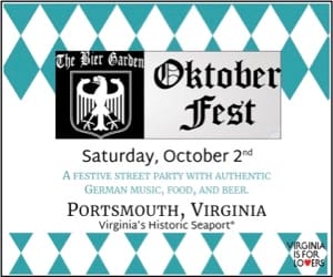 Square ad for the 2021 Portsmouth, Virginia Oktoberfest 