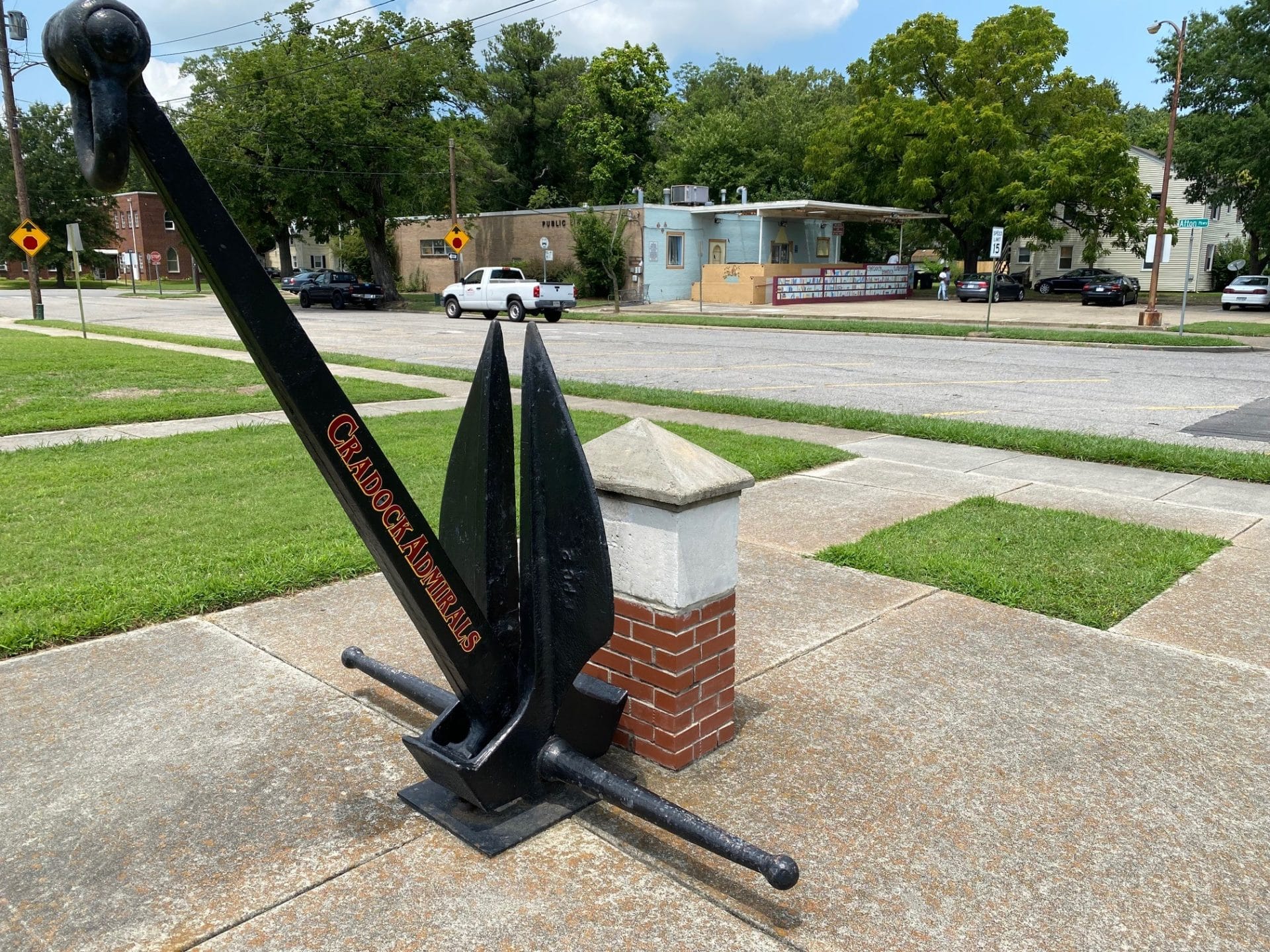 Cradock High School Cornerstone Monument Portsmouth Tourism