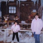 two young ladies at Winter Wonderland 1984
