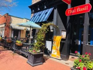 Exterior of Thai Basil in Portsmouth, Virginia