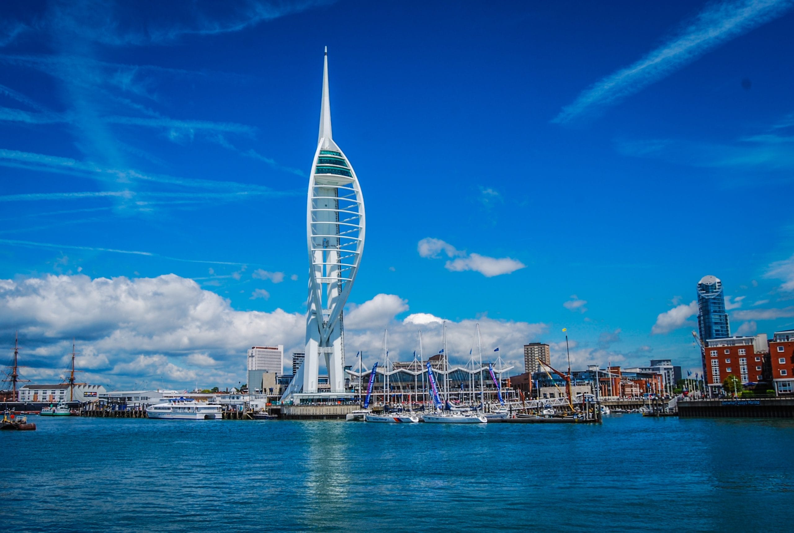 Spinnaker Tower in Portsmouth England
