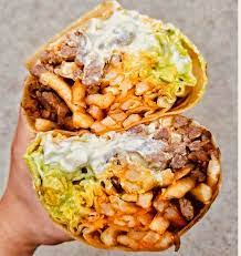 A flavorful, loaded burrito at 619 Cantina in Portsmouth, Virginia