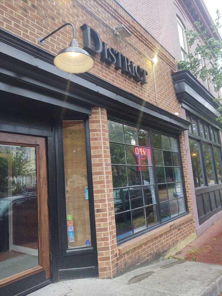 A view of the entrance to District in Portsmouth, Virginia