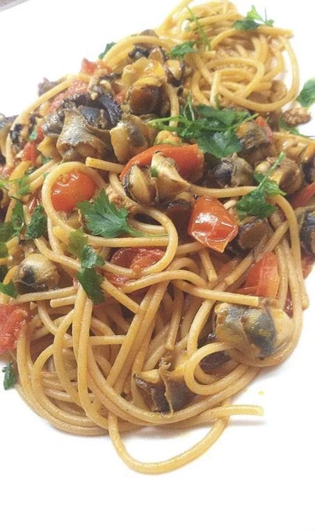 Pasta entrée served at Gino's Pizzeria in Portsmouth, Virginia Pasta entrée served at Gino's Pizzeria in Portsmouth, Virginia