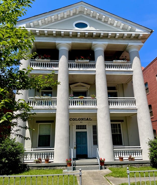 Greek-Revival structure, built in 1839, was dubbed the Odd Fellows Hall