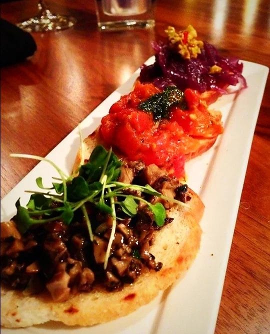 A flavorful dish served Café Europa in Portsmouth, Virginia