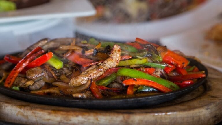 Fajitas served at Cancun Fiesta in Portsmouth, Virginia Fajitas served at Cancun Fiesta in Portsmouth, Virginia
