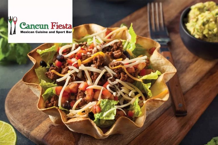 Taco salad served at Cancun Fiesta in Portsmouth, Virginia Taco salad served at Cancun Fiesta in Portsmouth, Virginia
