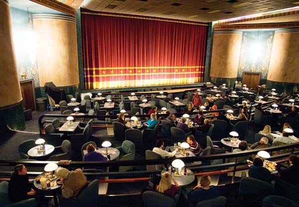 Patrons dine in the Commodore Theater Portsmouth Virginia Patrons dine in the Commodore Theater Portsmouth Virginia