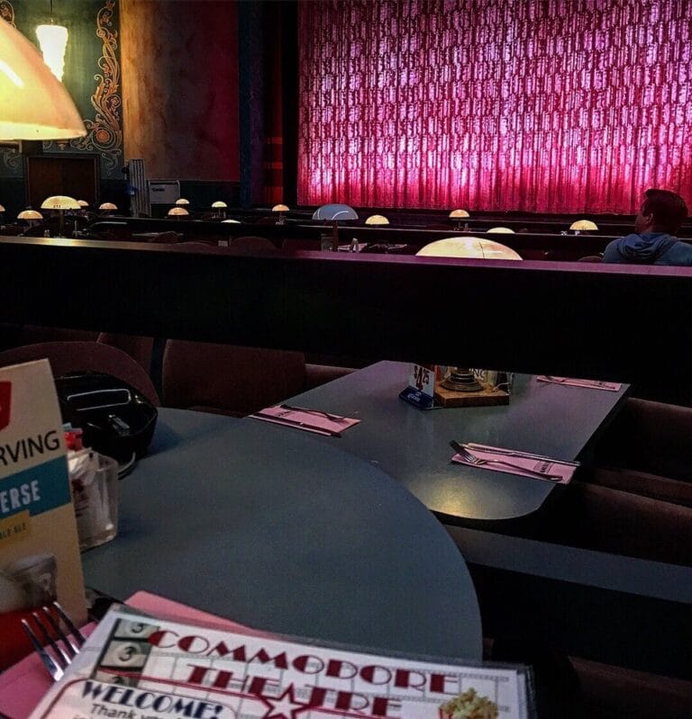 Example view from a table at the Commodore Theater Portsmouth Virginia Example view from a table at the Commodore Theater Portsmouth Virginia