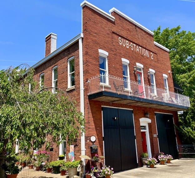 Red Brick electrical sub-station built in 1906