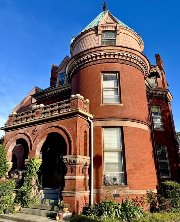 An example of Romanesque Revival architecture constructed as a private home in 1894