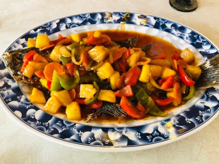 Flavorful fish entrée served at Thai Basil in Portsmouth, Virginia Flavorful fish entrée served at Thai Basil in Portsmouth, Virginia