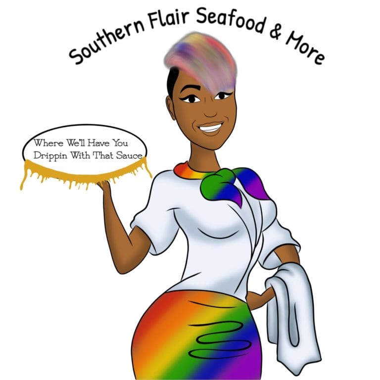 Logo for Southern Flair Seafood in Portsmouth, Virginia