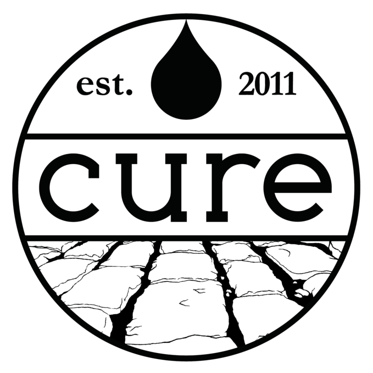 Logo for Cure Coffeehouse in Portsmouth, Virginia