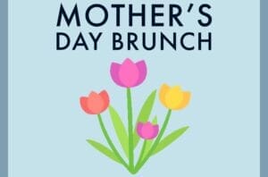 animated image of tulips and the words " Mothers Day Brunch' at the Twisted Pig Ale & Smokehouse in Portsmouth, VA
